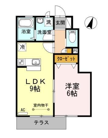 久が原　アン ドゥ トロワ（102） 間取り図画像