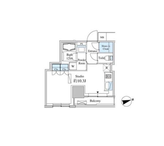 ベルファース芝浦タワー（706） 間取り図画像