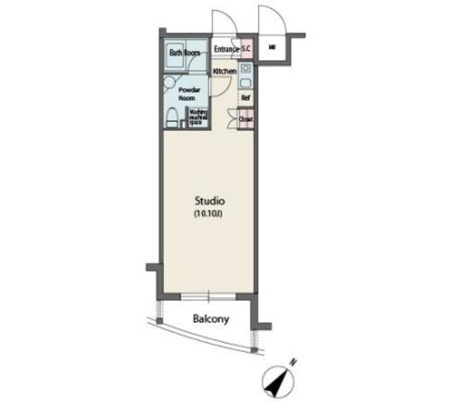 ＭＦＰＲ代々木タワー（803） 間取り図画像