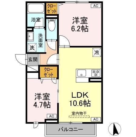 セレスティア岡本（303） 間取り図画像