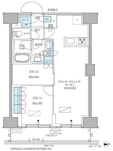 パークアクシス品川天王洲アイル（815） 間取り図画像