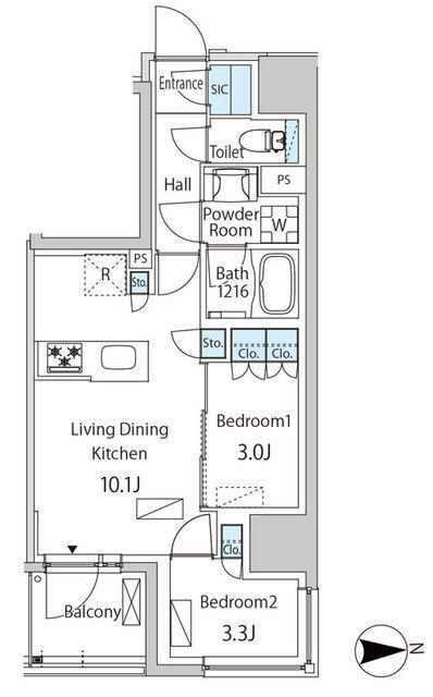 ザ・ライオンズフォーシア蒲田（605） 間取り図画像