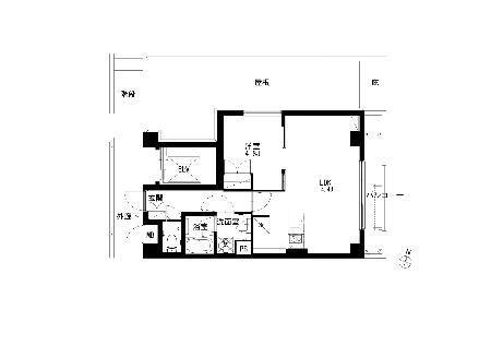 カスタリア千駄ヶ谷（0304） 間取り図画像