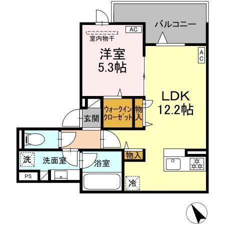 Asset-Court世田谷船橋（202） 間取り図画像