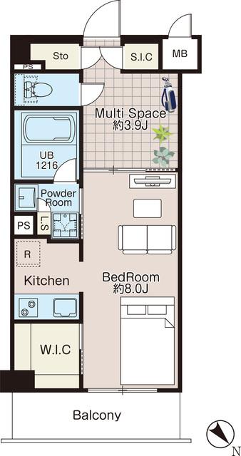 ＣＲＥＡＴＩＦ三軒茶屋（104） 間取り図画像
