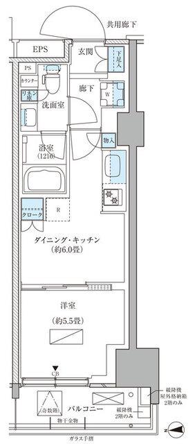パークアクシス品川天王洲アイル（714） 間取り図画像