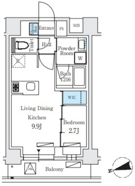 シーズンフラッツ大森北三丁目（302） 間取り図画像