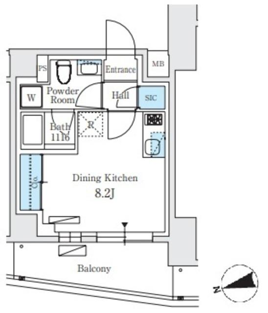 シーズンフラッツ大森北三丁目（304） 間取り図画像