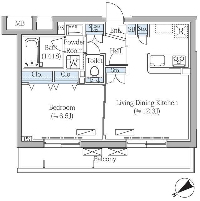 Ｒｏｖｉｎｅ目黒東山（106） 間取り図画像