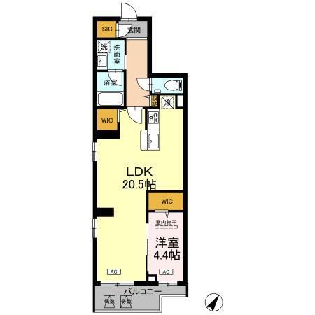 ロイジェント中目黒（0301） 間取り図画像