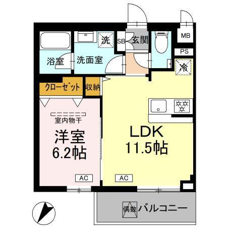 ロイジェント中目黒（0304） 間取り図画像
