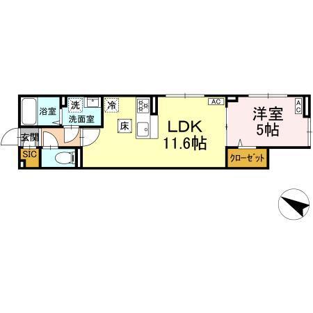 セレスティア大森東（102） 間取り図画像