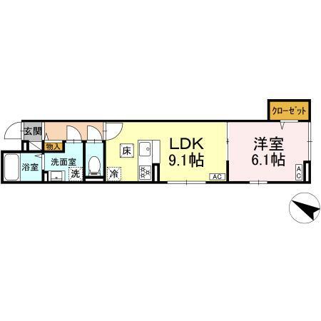 セレスティア大森東（103） 間取り図画像
