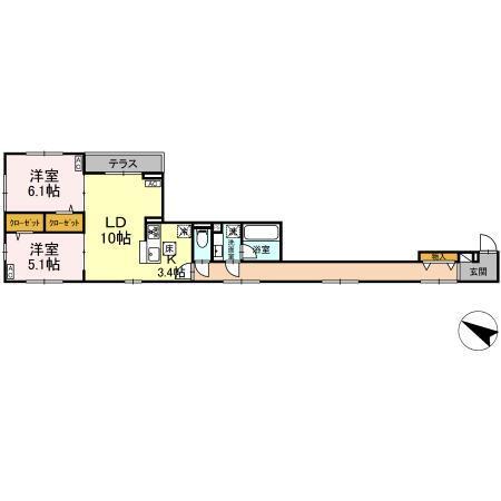 セレスティア大森東（104） 間取り図画像