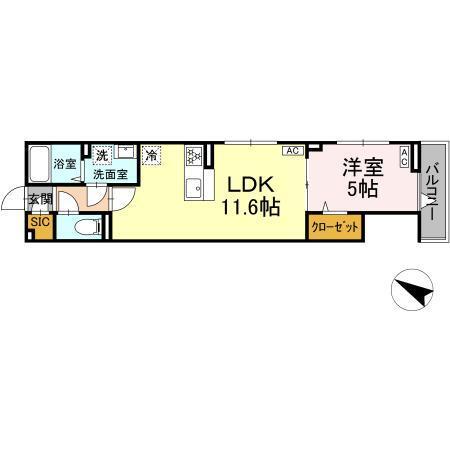 セレスティア大森東（302） 間取り図画像