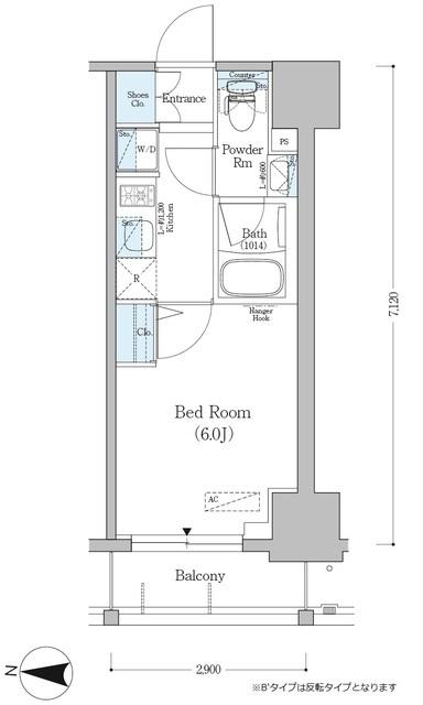 アーバネックス南品川（1105） 間取り図画像
