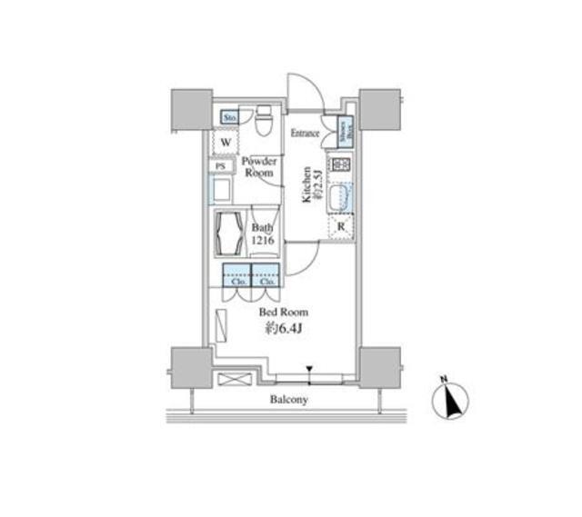 ベルファース芝浦タワー（907） 間取り図画像
