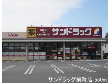 サンドラッグ横町店：550m