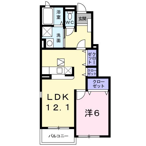 ラフィネ　アン（105） 間取り図画像