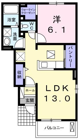 ヴィラ・ソリアードＣ（105） 間取り図画像