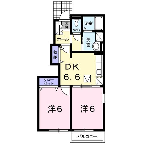 エレガントＤ（101） 間取り図画像