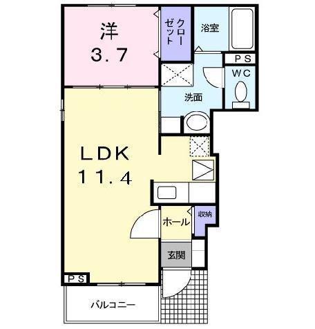 エアリー・スクエア　壱（101） 間取り図画像