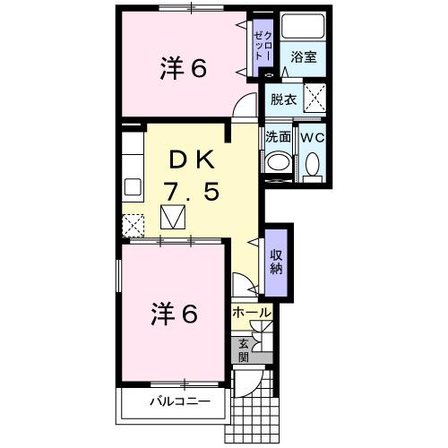 クオリティ・エヴァン（101） 間取り図画像