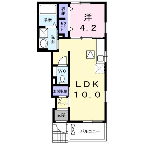 リベラⅠ（103） 間取り図画像