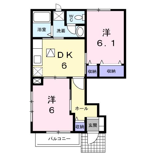 アルテミスＡ（101） 間取り図画像