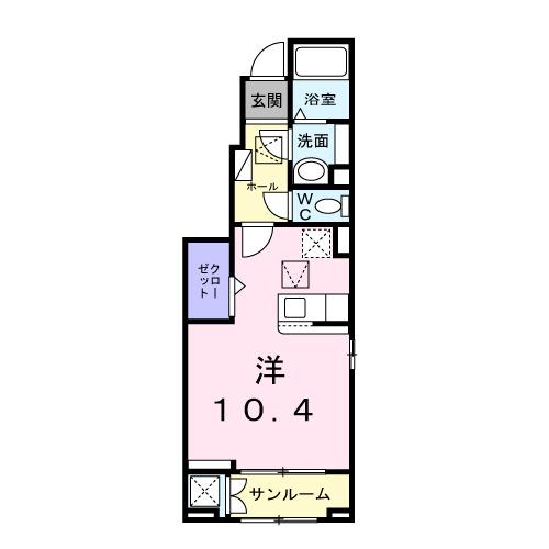 プロムネイド長井Ｆ（101） 間取り図画像