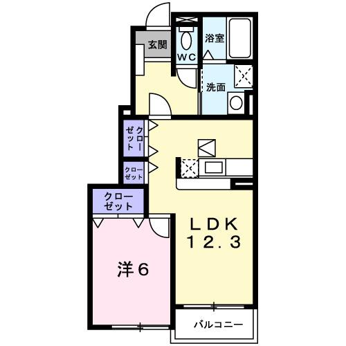 エレガントＢ（103） 間取り図画像