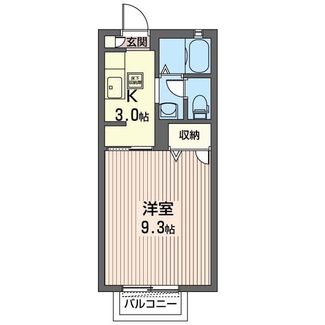 慶ハウス五番館（103） 間取り図画像