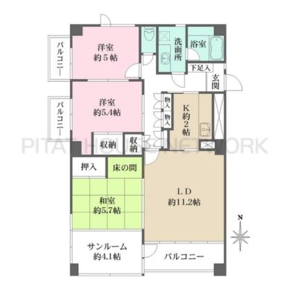  間取り図写真