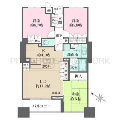  間取り図写真