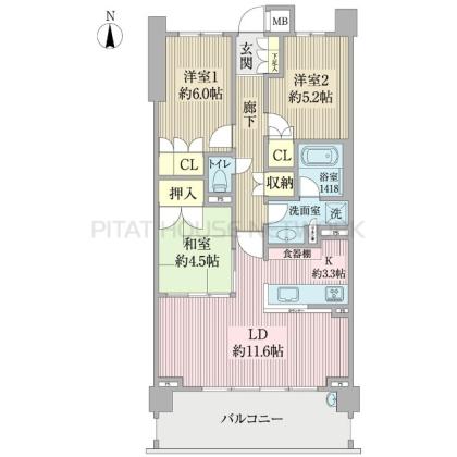  間取り図写真