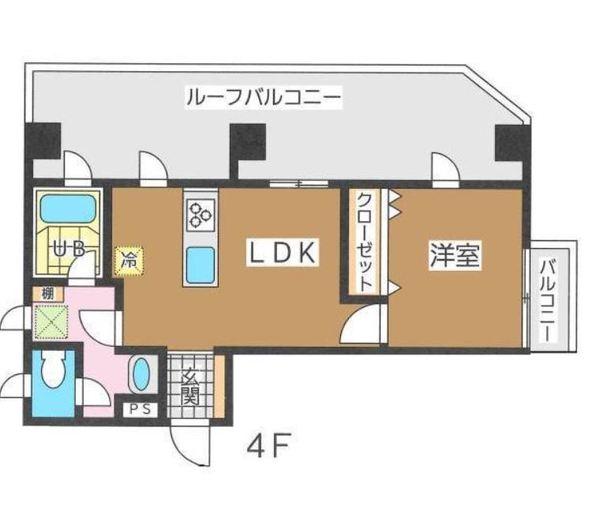 ラグリシーヌ（401） 間取り図画像