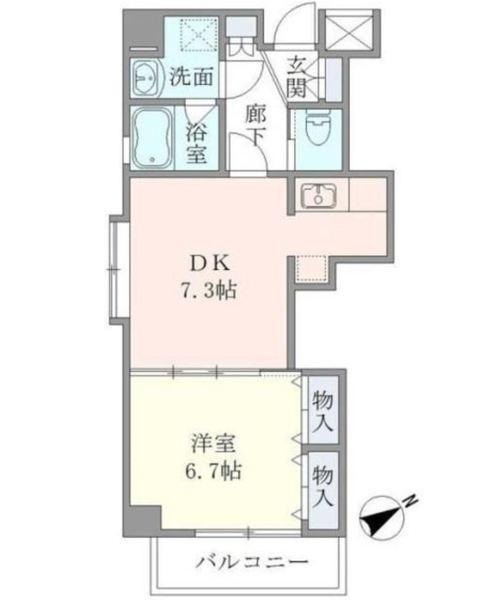 イーストコート平野（601） 間取り図画像