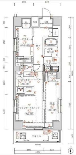  間取り図写真