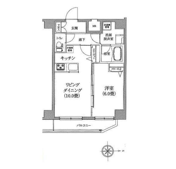 ティモーネ深川リーヴァ（303） 間取り図画像