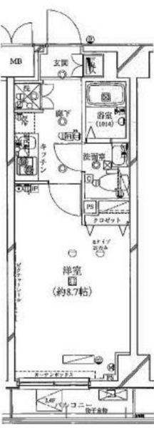 ライジングプレイス錦糸町 間取り図画像