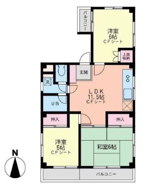 ハイム千歳 間取り図画像