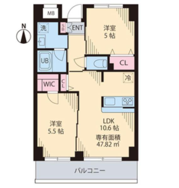 COURT TAKETOKUⅡ（602） 間取り図画像