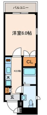 ラフィネ森下 間取り図画像