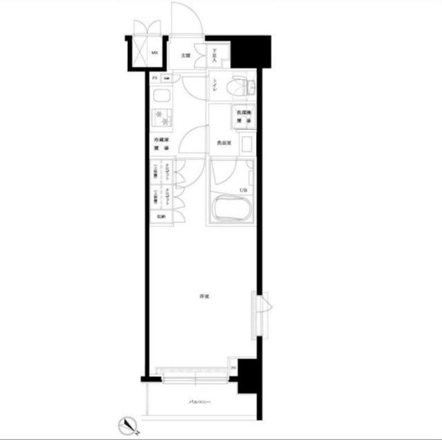 ルーブル住吉弐番館（501） 間取り図画像