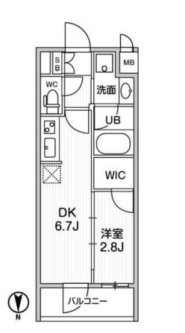 ＡＬＴＥＲＮＡ住吉（503） 間取り図画像