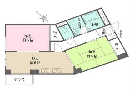 ラヴィーナ門前仲町 間取り図画像