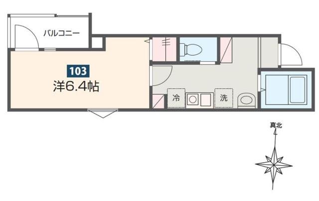 MELDIA清澄白河（103） 間取り図画像