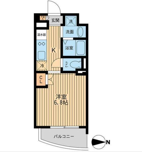 プライムアーバン西大島（1706） 間取り図画像