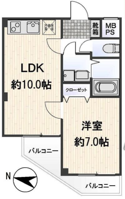ベルグレードKS 間取り図画像