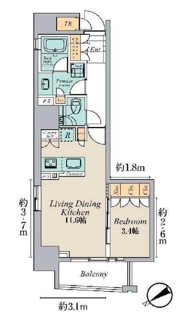  間取り図写真